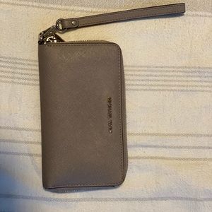Michael Kors Wristlet, with cell phone holder